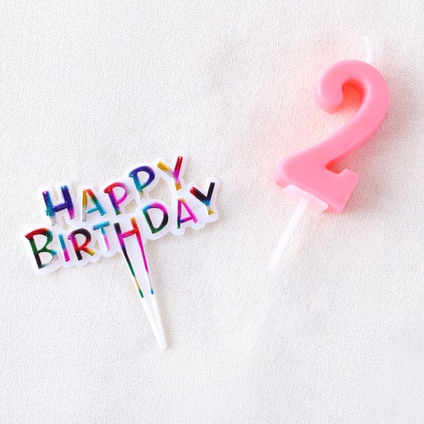 【いまだけ無料！】お誕生日ピック＆キャンドルセット