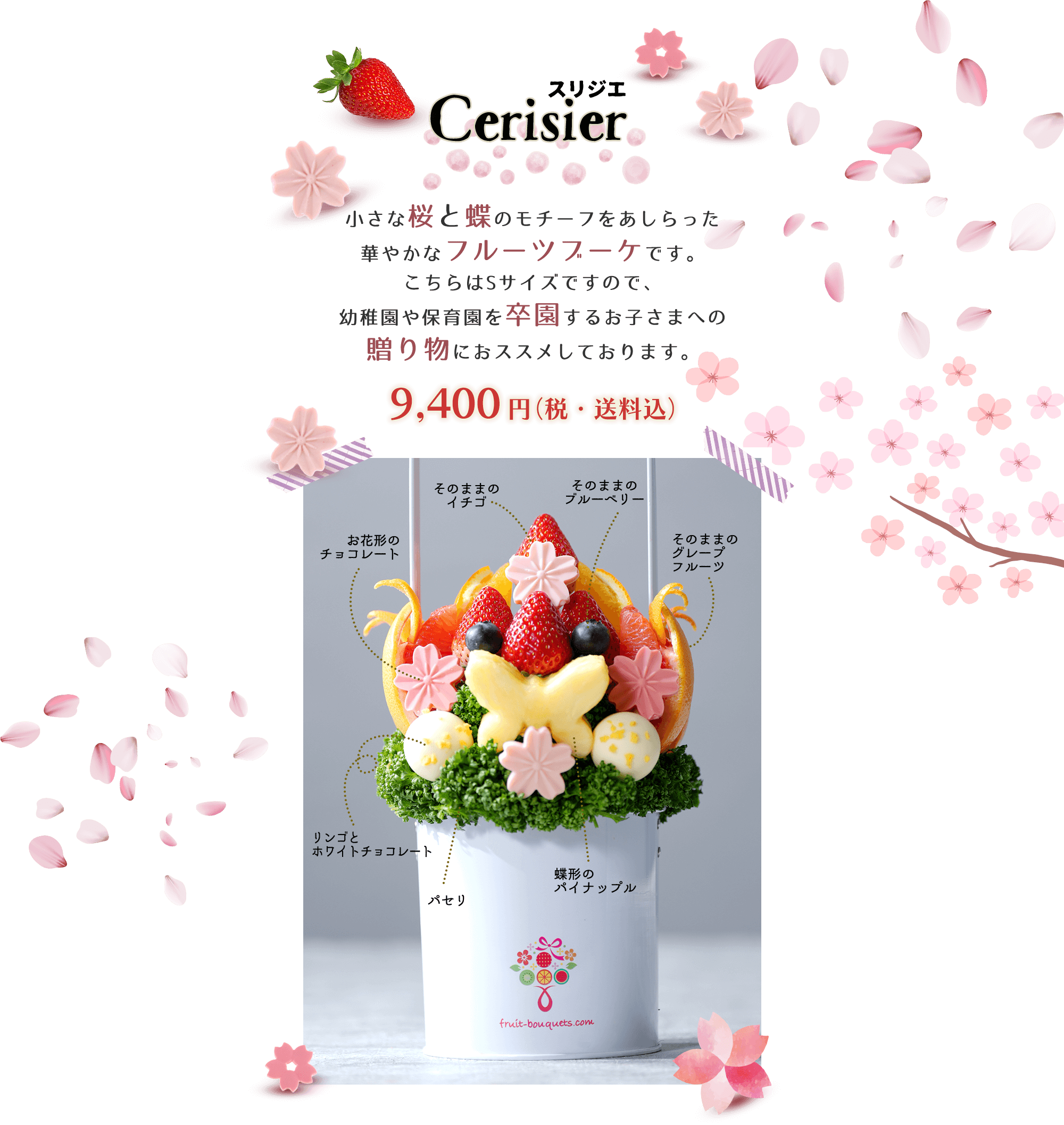 Cerisier スリジエ 9,400円（税・送料込み）